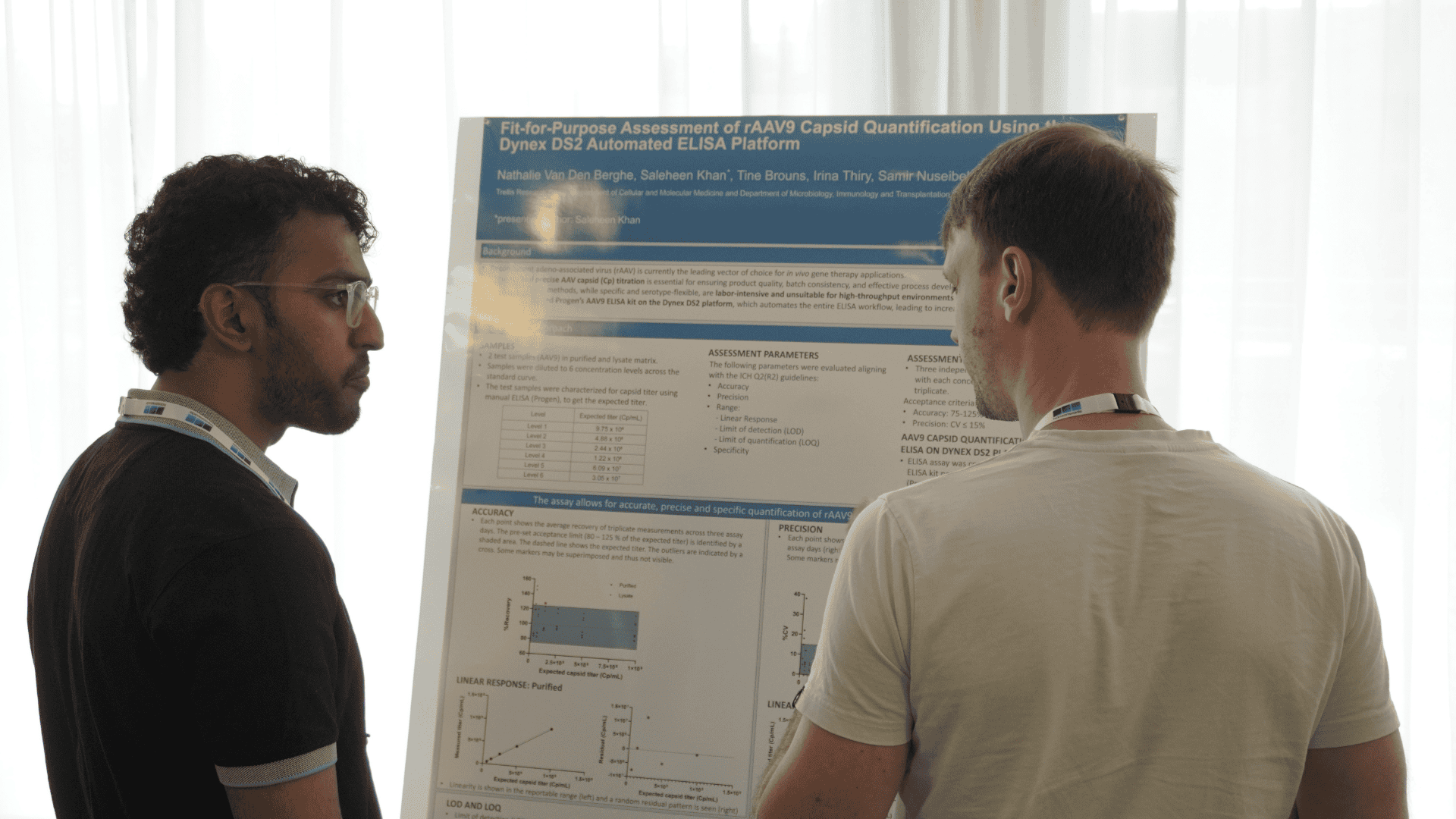 Poster Session Discussion at last year's Gene Therapy Analytical Development Europe